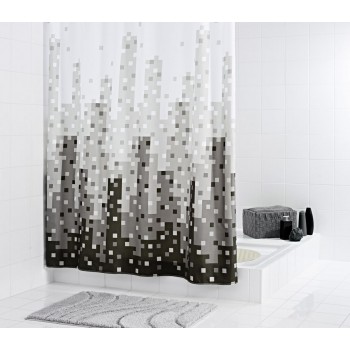 Штора для ванных комнат Skyline серый 180Х200