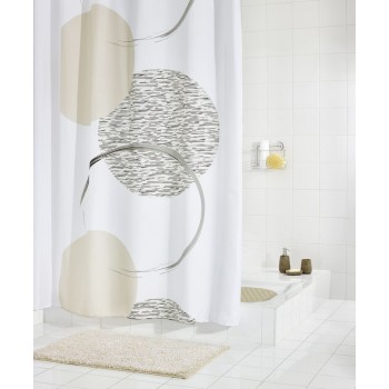 Штора для ванных комнат Sophy серый 180Х200