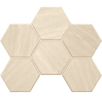 Мозаика GB01 Hexagon 25x28,5 непол.