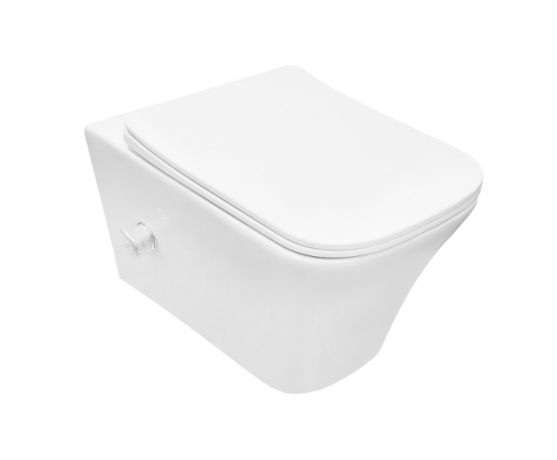 Унитаз подвесной Nove c функц. биде, б/об, сид дюро мкрлфт AZ-9321B