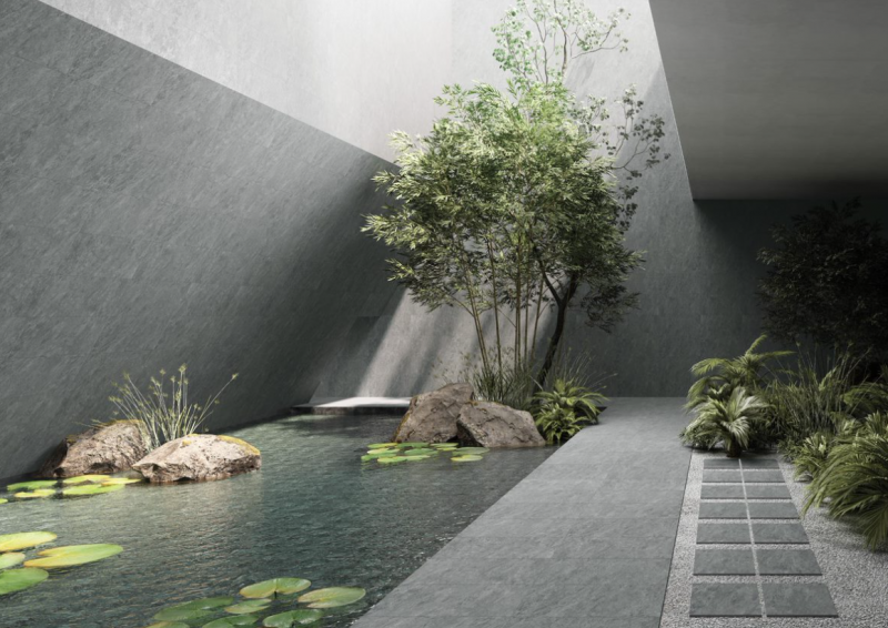 Плитка Quarstone Серый Матовый R10B Ректификат 60X60