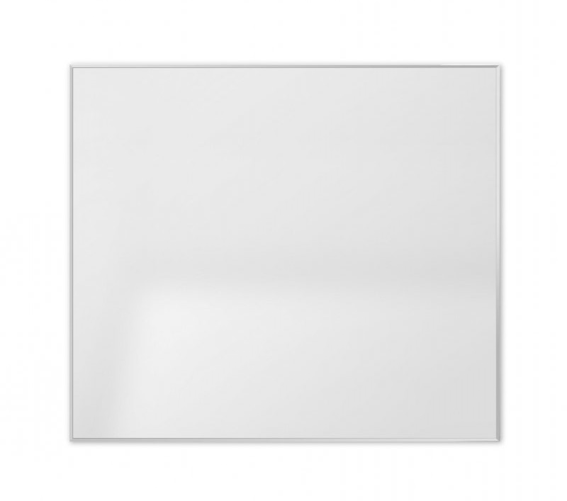 Зеркало настенное AliAs 800х1000 в белой раме (алюминевой)