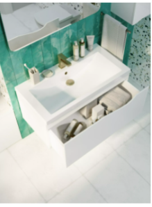 Тумба Этюд 58 П 1 в.я. Белый глянец