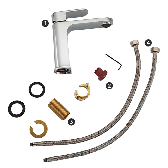 Смеситель д/раковины (хром) *8 G1083