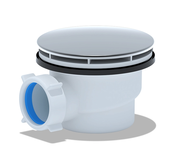 Сифон для душ.поддона 90*40 h65 Ani Е320VAL вальцовка