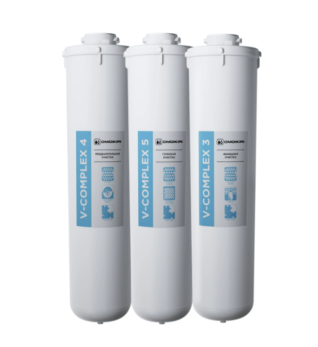 Комплект сменных модулей для водоочистителей Pure Drop Lite 4998032, OMOIKIRI MOD 2.0