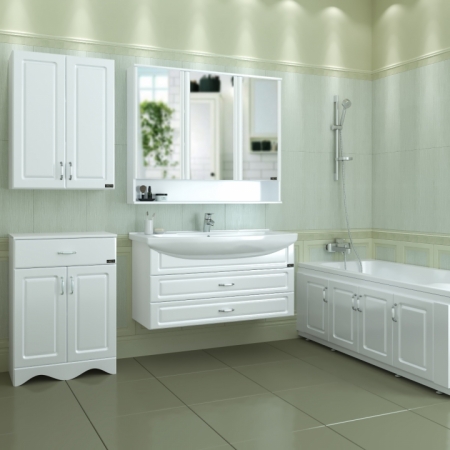 Тумба для умыв. Верона-105 2ящ подвес. м. Элеганс 105