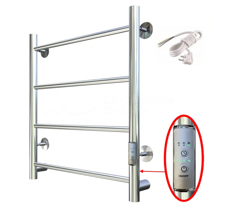 Полотенцесушитель электрический Тругор Аспект ПЭК СП1 60x40 АспектПэксп1/6040белВГП