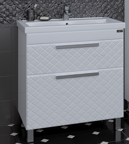 Тумба для умыв. Калипсо-80 2 ящ. напол. Ум. Фосетр 80 NEW