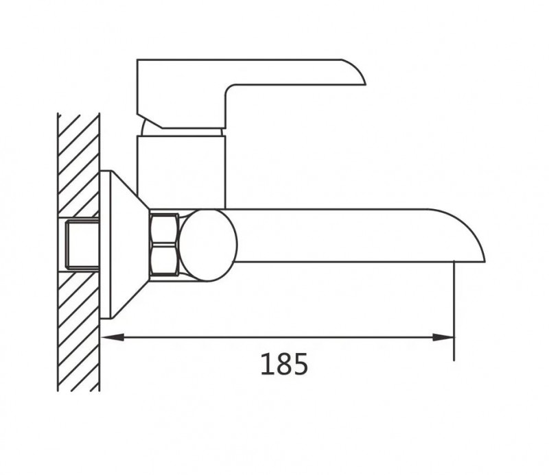 Смеситель для ванны SHEVANIK S6002F