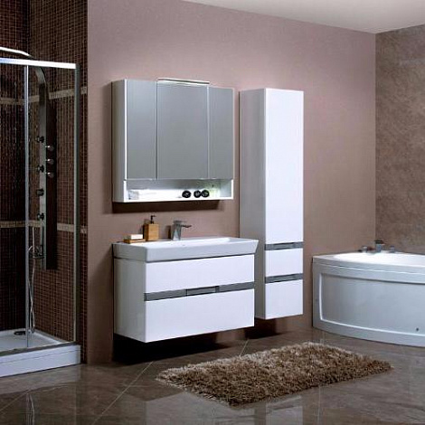 Тумбы под раковину AQUANET Виго 100 белая