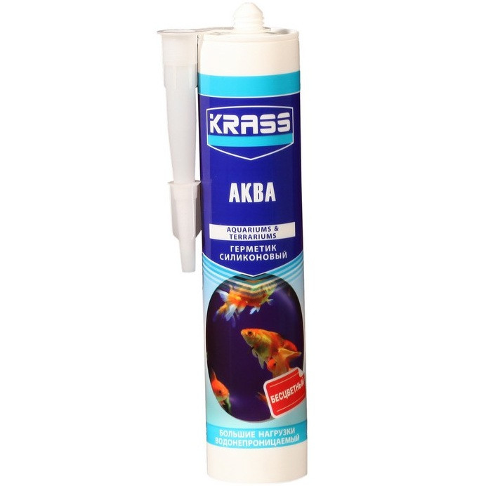 Герметик для аквариумов KRASS бесцветный 300мл.