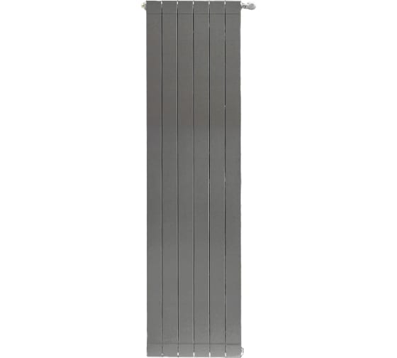 Радиатор алюминиевый STOUT Oscar 1800, 6 секции, БП чёрный