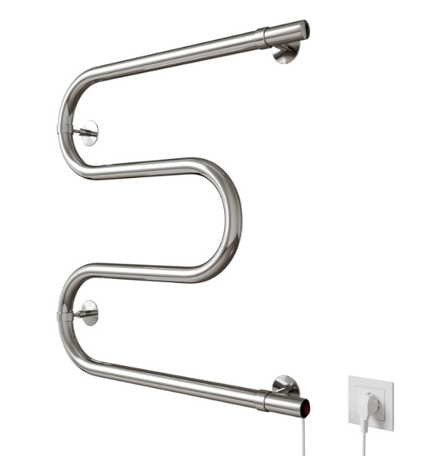 Полотенцесушитель MIXLINE SIMPLE M 50x50 (кнопочный выкл, 153 Вт)