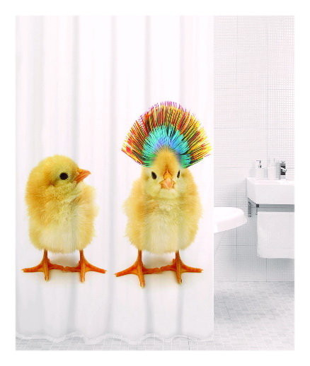 Штора для ванн BATH print BABY CHICKENS (Цыплята) 180х200 DSP3020 (62)