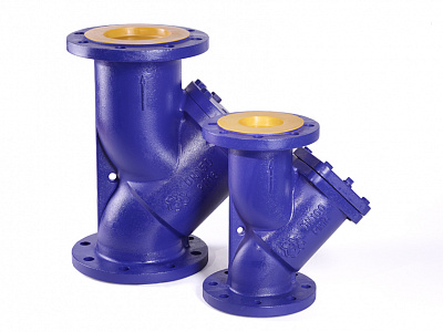 Фильтр сетчатый чугунный, фланцевый, тип 600, Rushwork DN 100 600-100-16/1,6