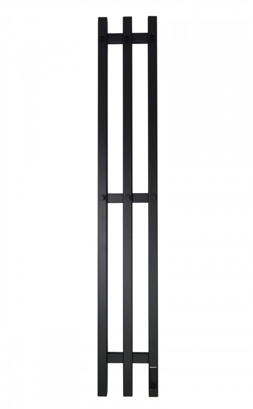 Полотенцесушитель электр. TRIO GR-128 190х1200 П3 black mat R