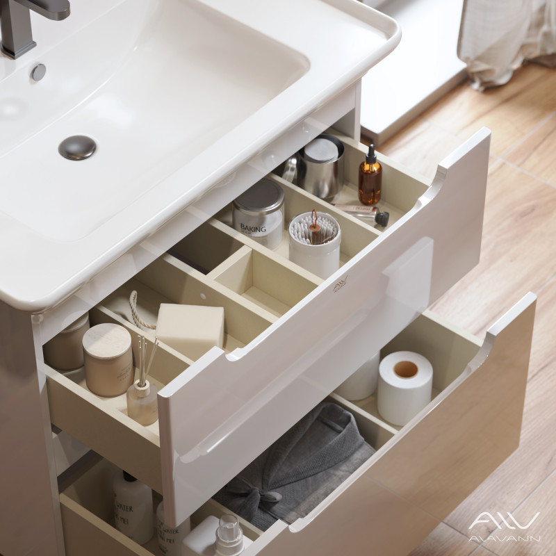 Тумба BERTA - 85 под рак. Дуглас-85 Белый Alavann