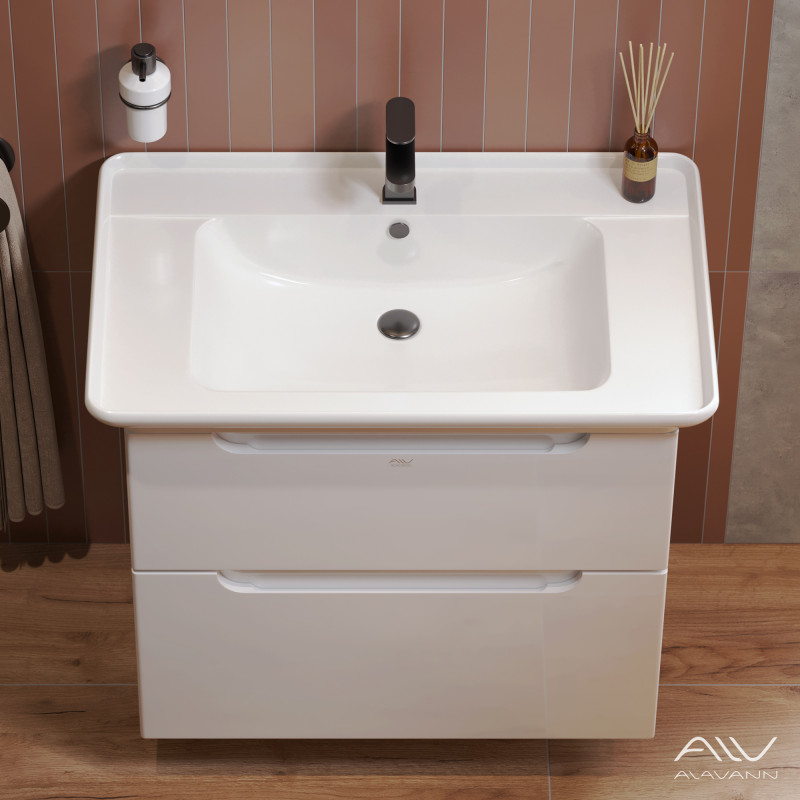 Тумба BERTA - 85 под рак. Дуглас-85 Белый Alavann