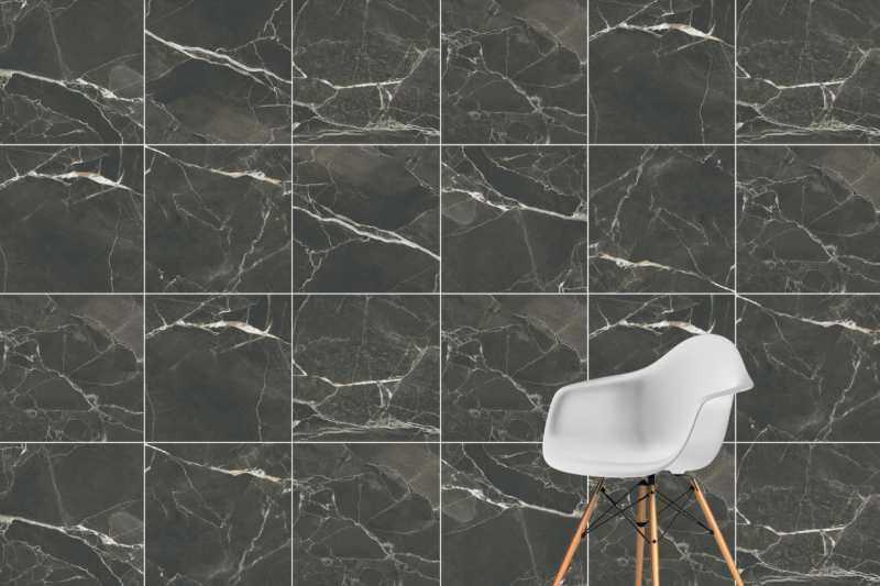 Плитка SilkMarble Порто Неро Матовый R9 Ректификат 60X60