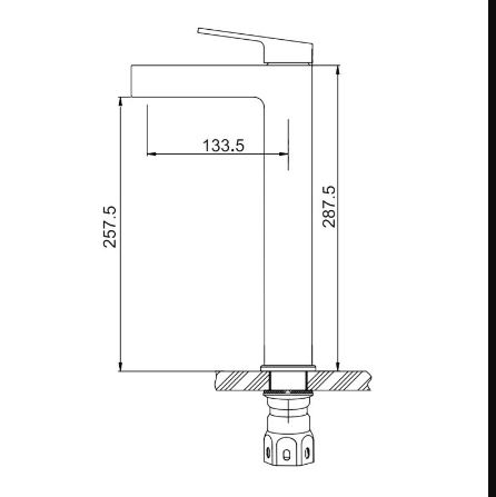 Смеситель для раковины Gappo G99-39 G1099-89