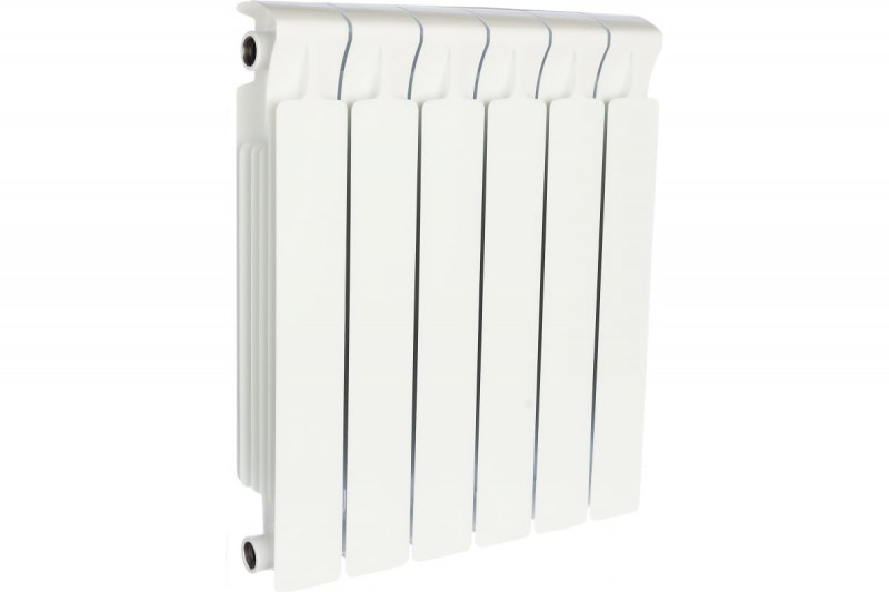 RIFAR MONOLIT 500 6 секций радиатор биметаллический боковое подключение (белый RAL 9016)