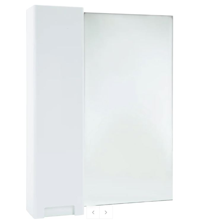 Зеркало-шкаф Bellezza Пегас L 60 белое (без подсветки)