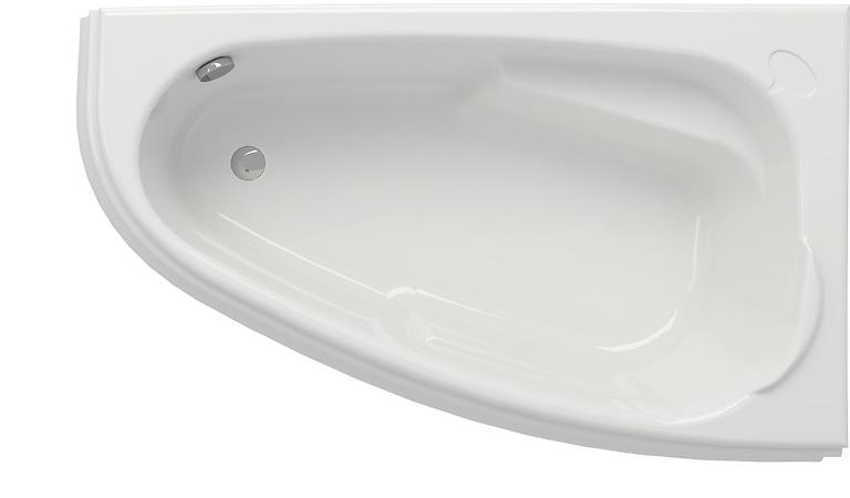 Акриловая ванна Cersanit JOANNA 160x95 R ультра белый
