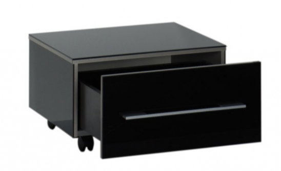 Тумба Верона 75 подкатная цв.черный (175398)