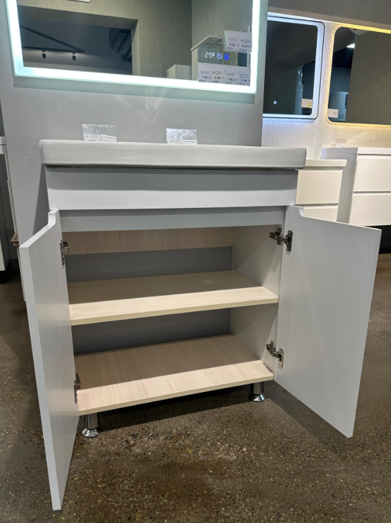 Тумба для умывальника напольная СОЛО 70 2 двери (под умыв. Alias)