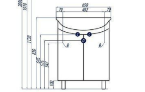 Тумба МИНИМА Н 65