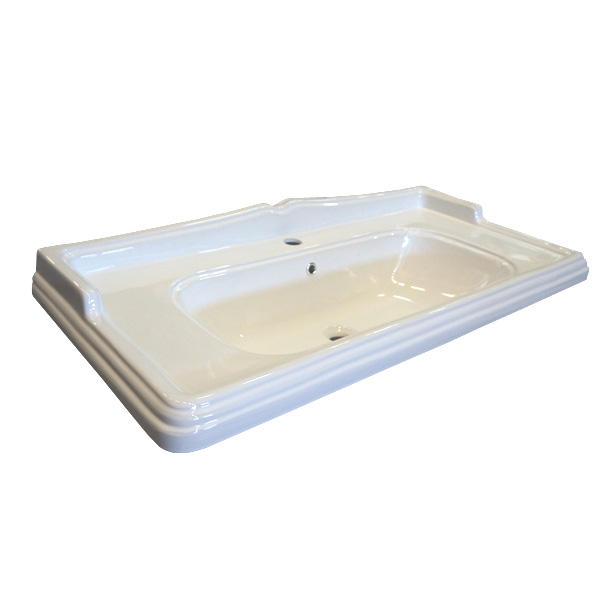 Тумба-умывальник Монако-100 белый глянец с раковиной COMFORTY 3310